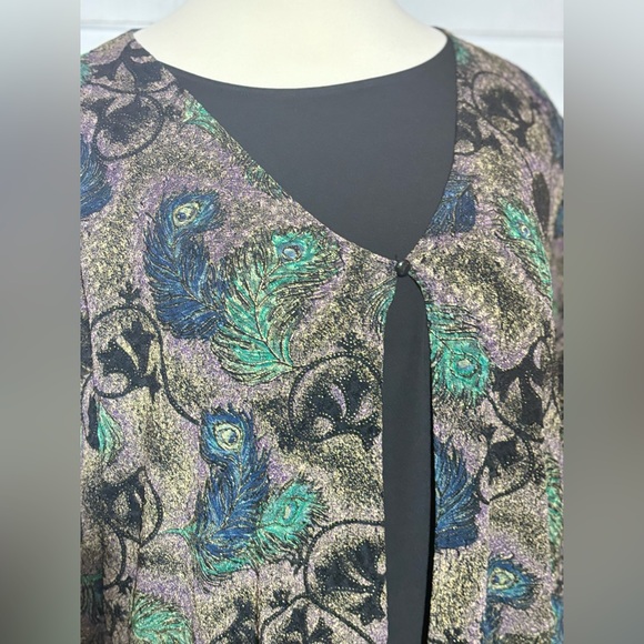 Maggie Barnes 3X 1 piece looks like 2 set inner shell black poly outside pretty - Picture 2 of 7